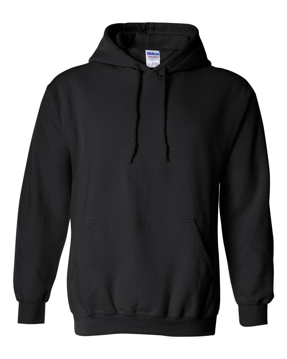 Unisex Heavy Blend Hooded Sweatshirt - 18500P – Gildan Black Front