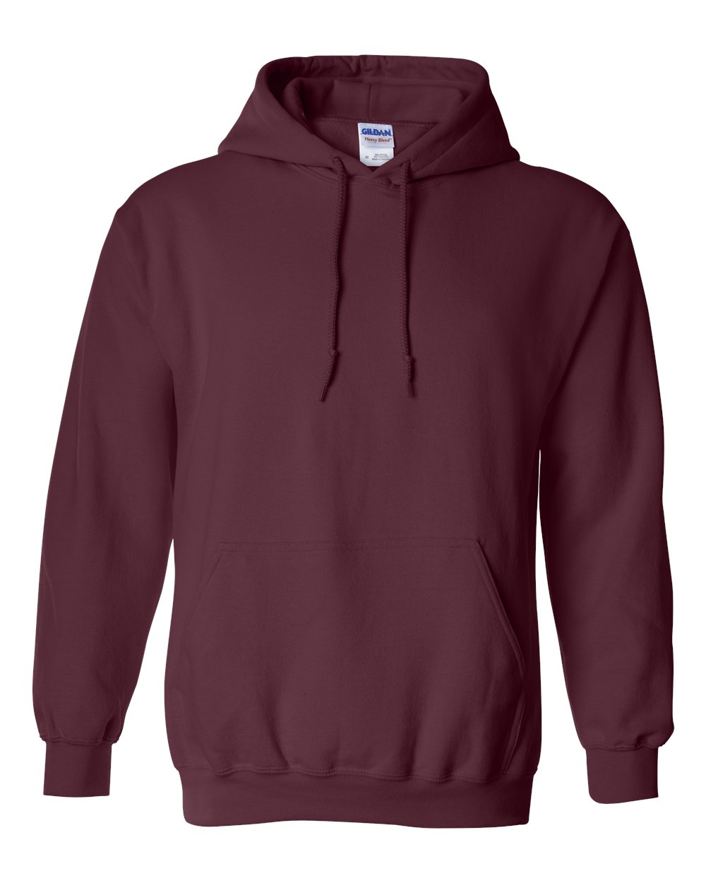 Unisex Heavy Blend Hooded Sweatshirt - 18500P – Gildan Maroon Front