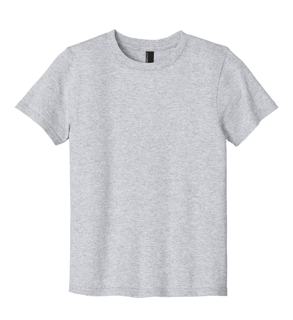 Gray t-shirt on a white background