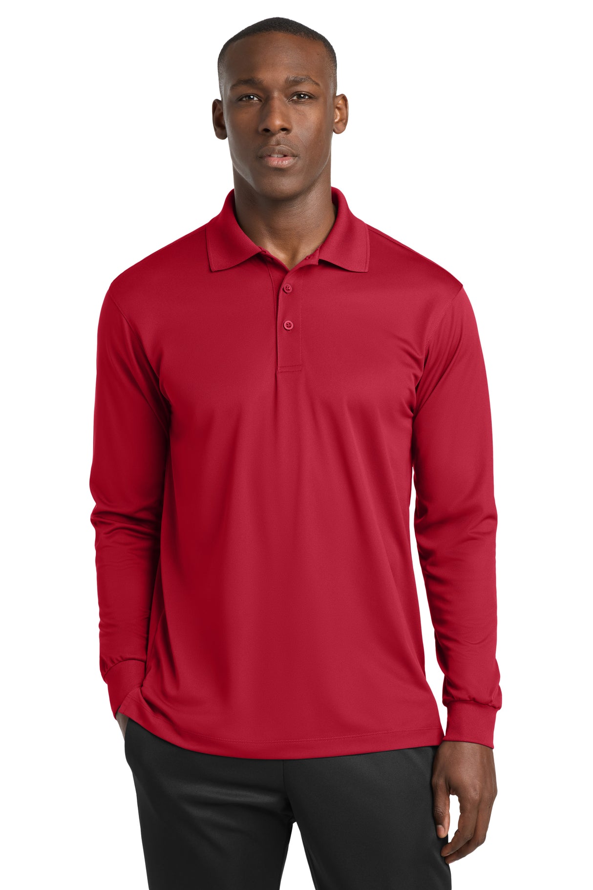 Sport-Tek® Long Sleeve Micropique Sport-Wick®Polo - EST657
