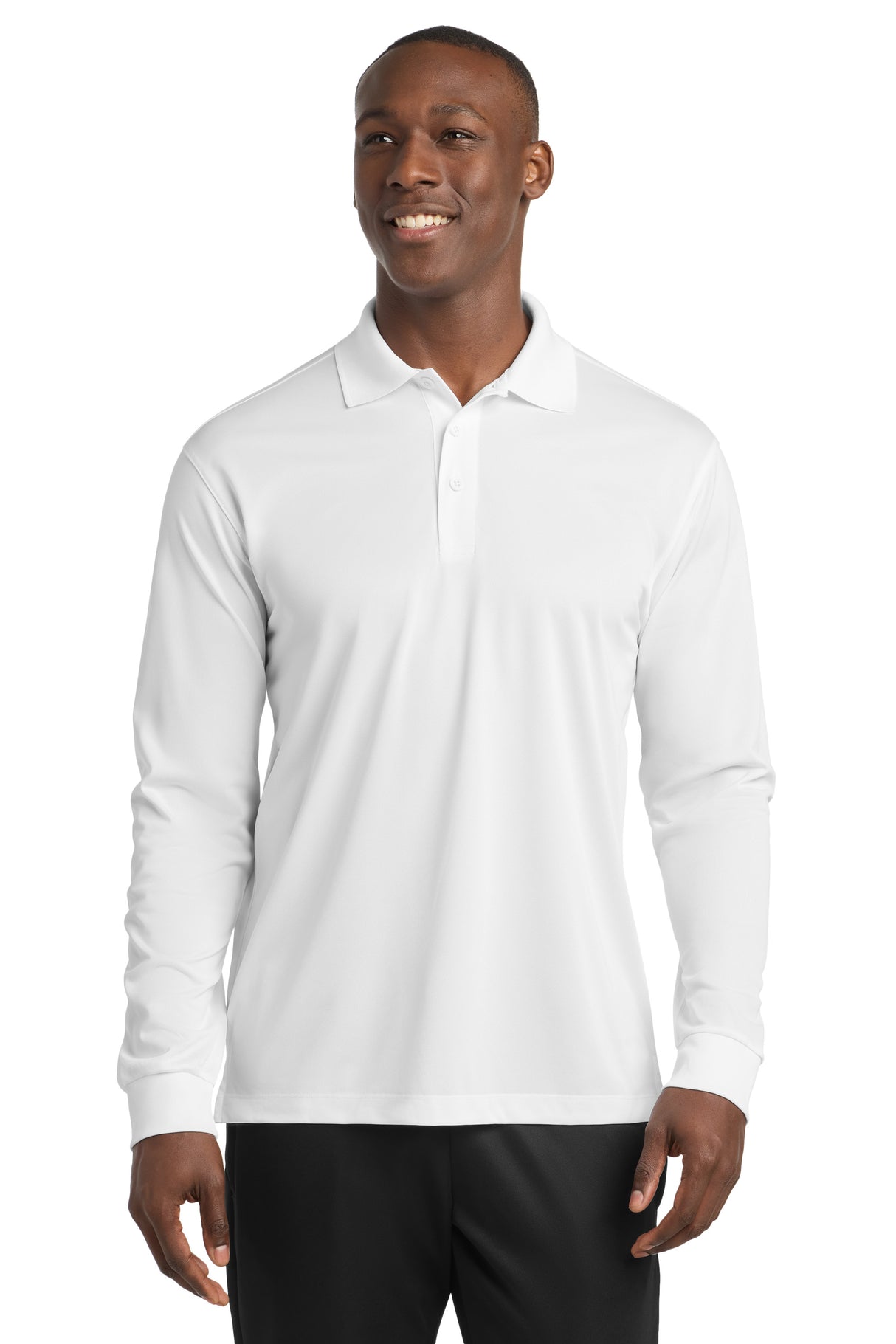 Sport-Tek® Long Sleeve Micropique Sport-Wick®Polo - EST657