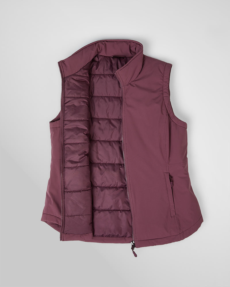 WOMEN'S MIDWEIGHT PUFFER VEST - L1N36