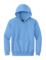 Light blue hoodie on a white background