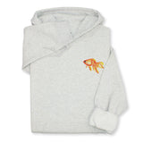 Goldfish Embroidered Hoodie & Sweatshirt, Handmade Embroidered Fish Pullover, Custom Ocean Animal Embroidery, Unisex Cozy Gift