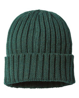 Sustainable Cable Knit Cuffed Beanie - SHORE