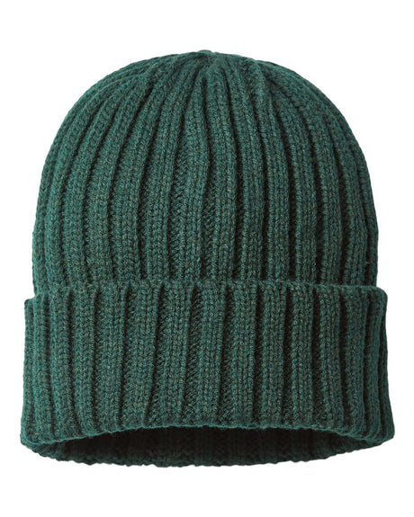 Sustainable Cable Knit Cuffed Beanie - SHORE
