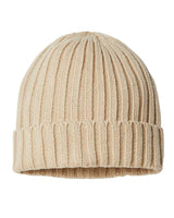 Sustainable Cable Knit Cuffed Beanie - SHORE