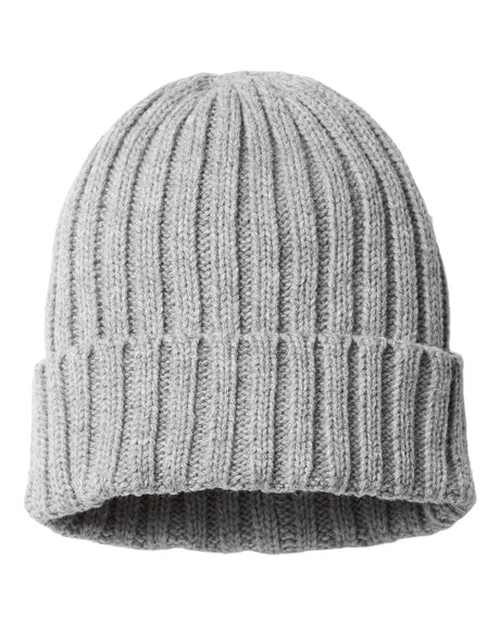 Sustainable Cable Knit Cuffed Beanie - SHORE