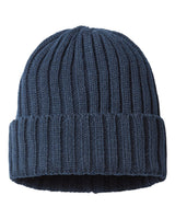 Sustainable Cable Knit Cuffed Beanie - SHORE