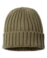 Sustainable Cable Knit Cuffed Beanie - SHORE