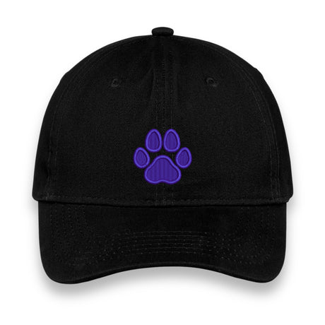 Custom Paw Print Embroidered Hat – Personalized Pet Lover Baseball Cap, Adjustable Unisex Gift for Dog & Cat Moms, Choose Your Thread Color