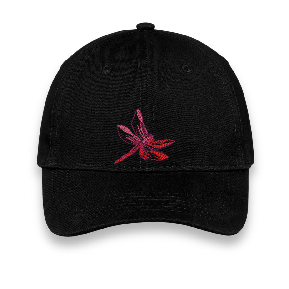 Embroidered Baseball Cap – Black