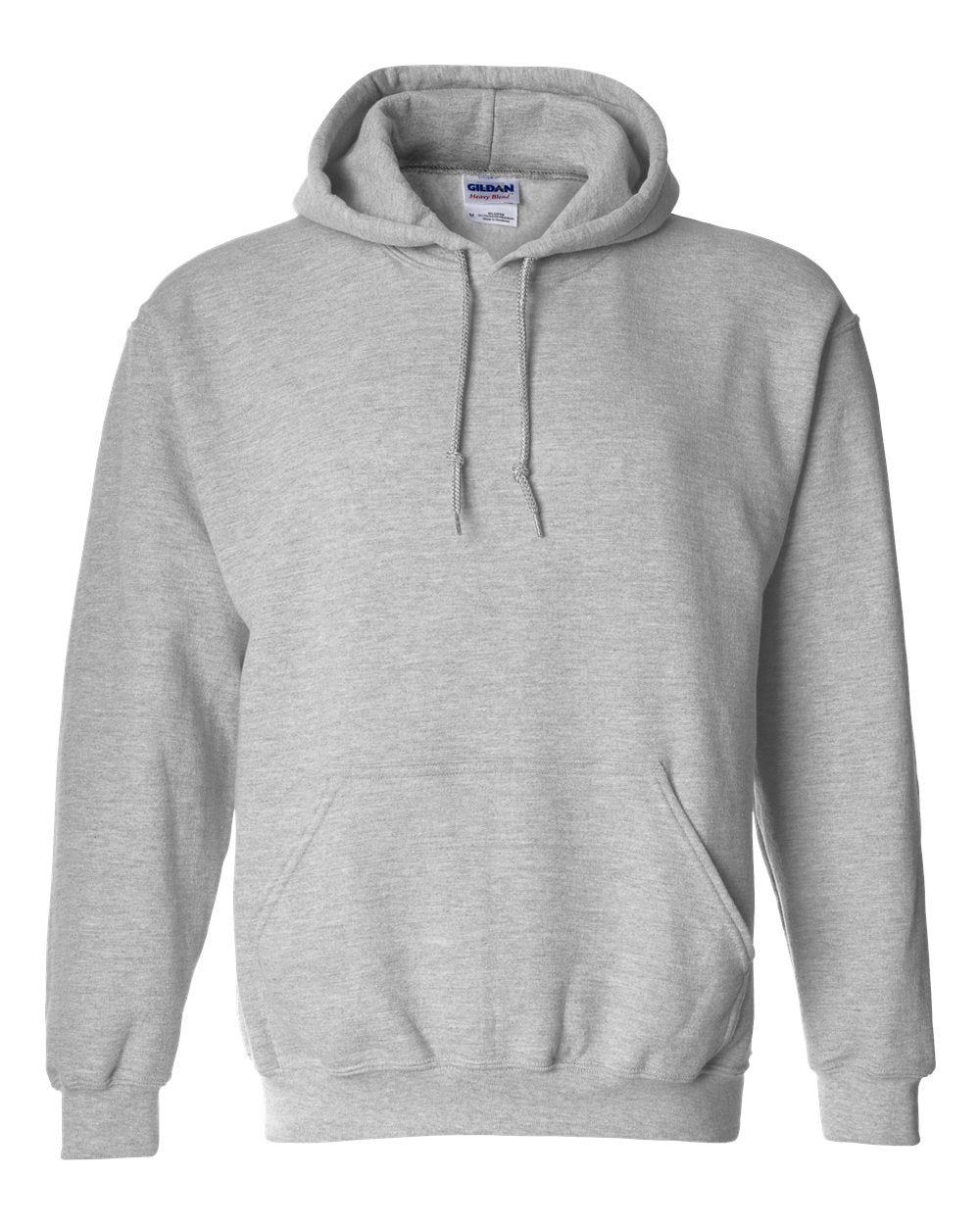 Unisex Heavy Blend Hooded Sweatshirt - 18500P – Gildan Sport Grey Front