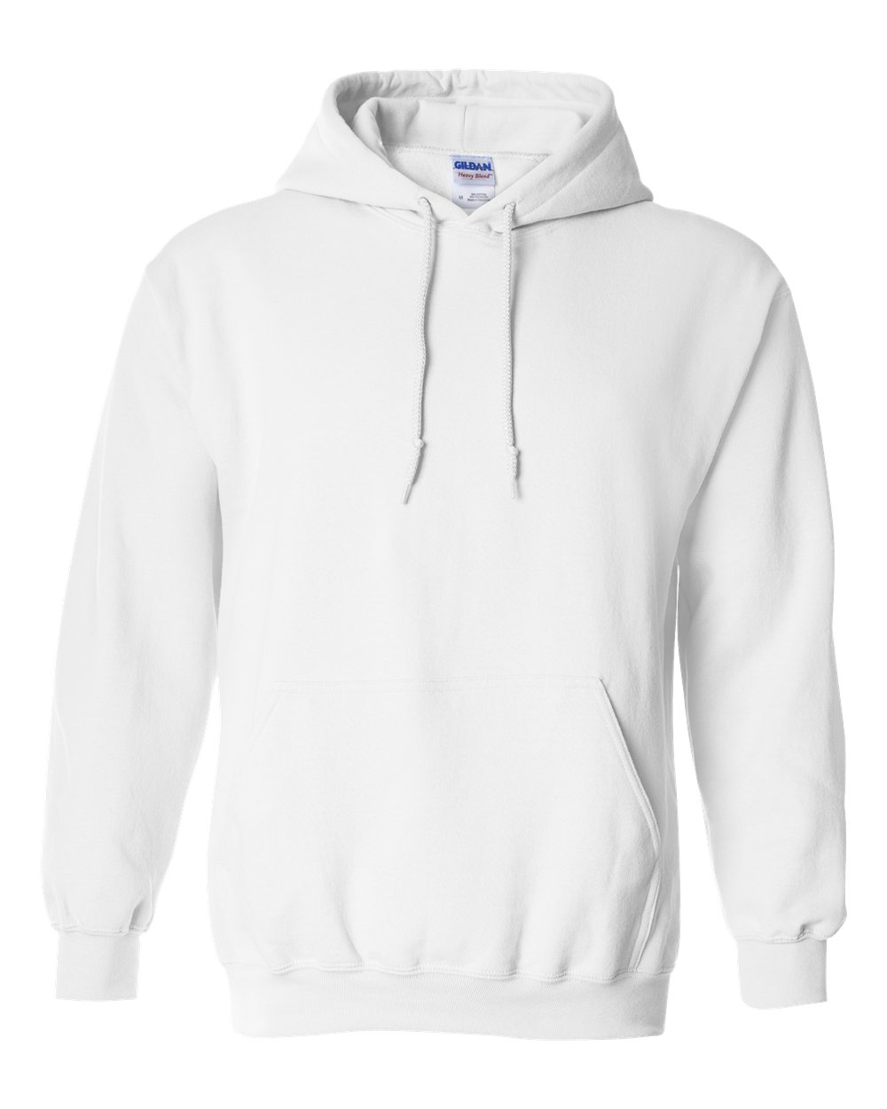 Unisex Heavy Blend Hooded Sweatshirt - 18500P – Gildan White Front