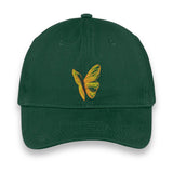 Yellow Butterfly Embroidered Hat – Hunter