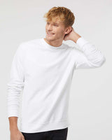 Unisex Midweight Crewneck Sweatshirt - ESS3000 – Independent Trading Co. SS3000 White Front Model