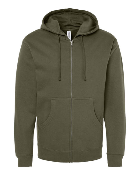 Unisex Midweight Full-Zip Hooded Sweatshirt - ESS4500Z