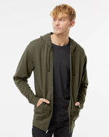 Unisex Midweight Full-Zip Hooded Sweatshirt - ESS4500Z