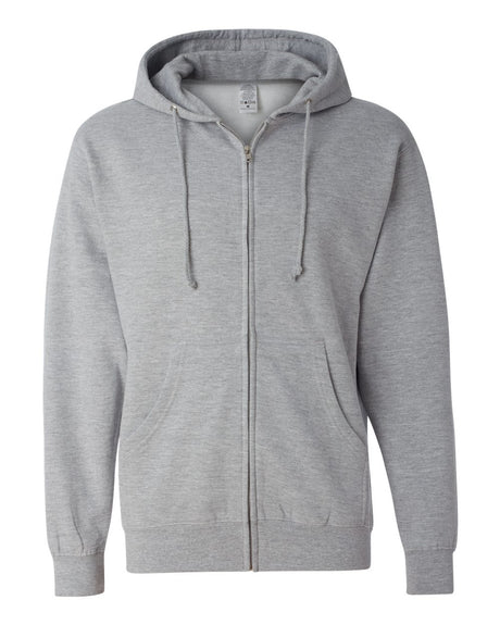 Unisex Midweight Full-Zip Hooded Sweatshirt - ESS4500Z