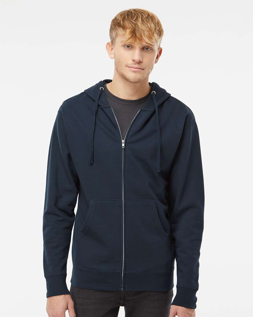 Unisex Midweight Full-Zip Hooded Sweatshirt - ESS4500Z