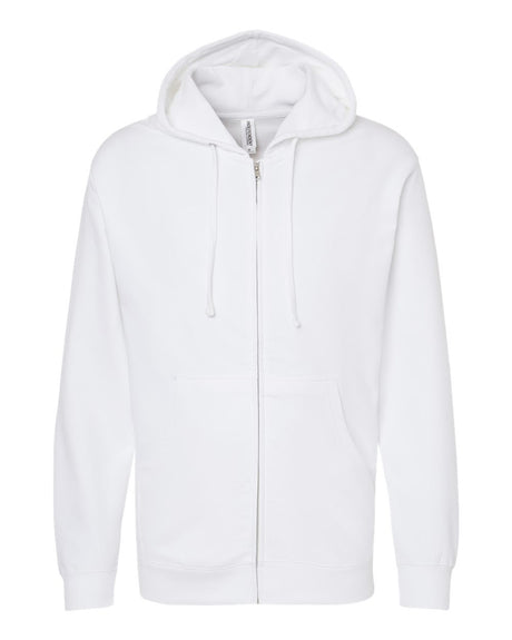 Unisex Midweight Full-Zip Hooded Sweatshirt - ESS4500Z