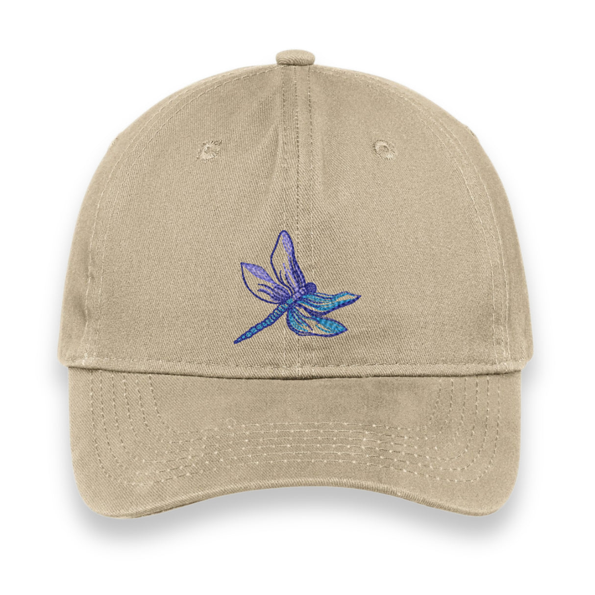 Embroidered Baseball Cap – Khaki