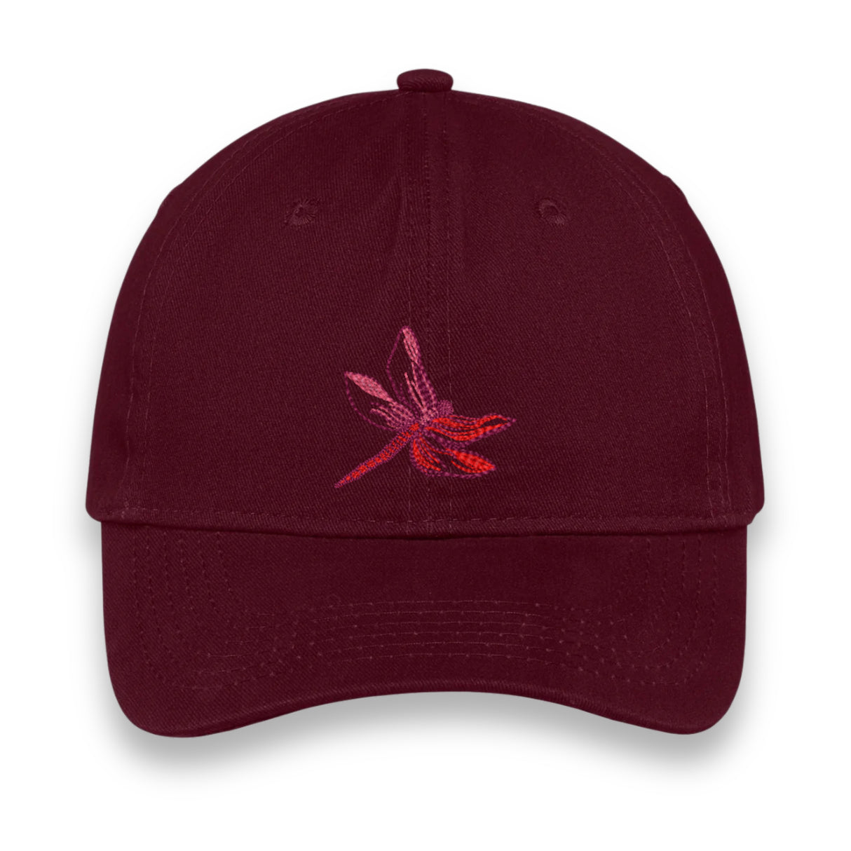Embroidered Baseball Cap – Maroon