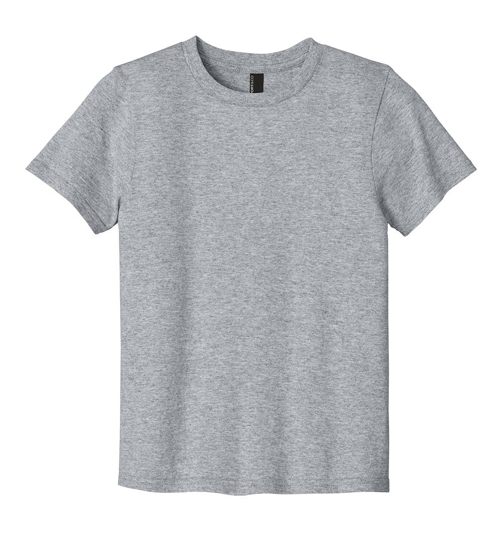 Gray t-shirt on a white background