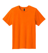 Orange t-shirt on a white background
