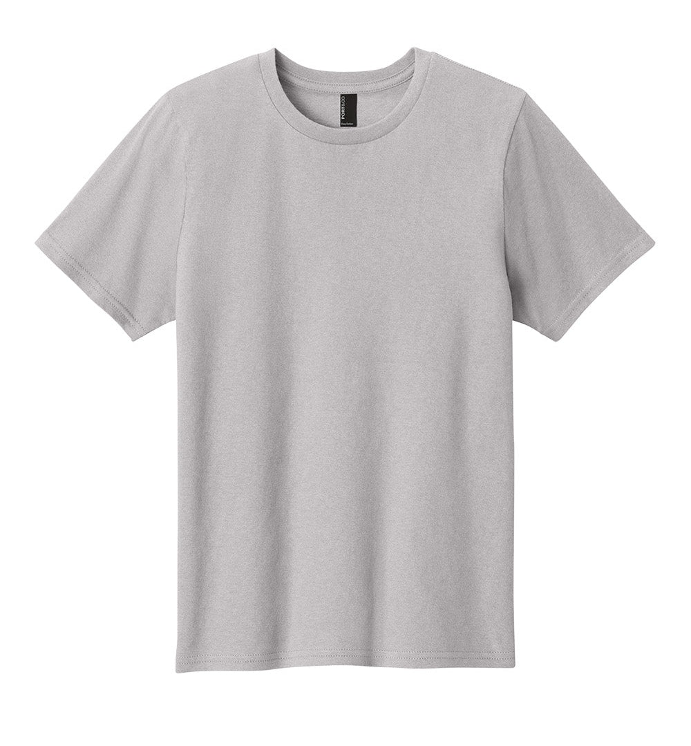 Gray t-shirt on a white background