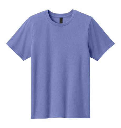 Purple t-shirt on a white background