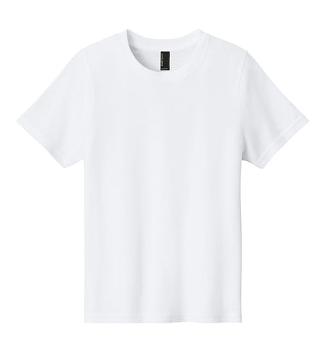 White t-shirt on a white background