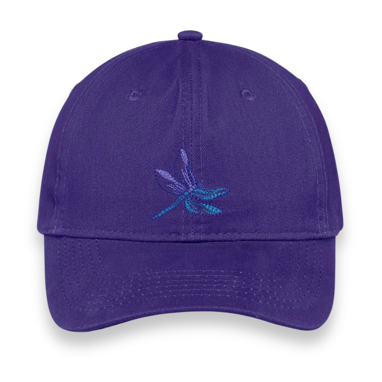 Embroidered Baseball Cap – Purple