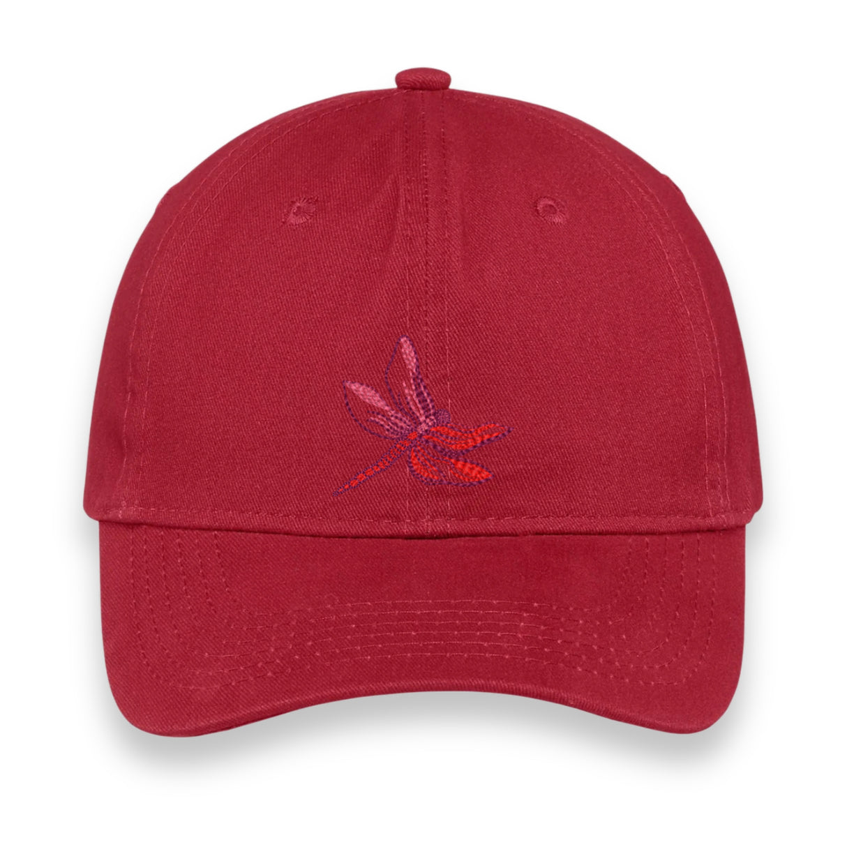 Embroidered Baseball Cap – Red