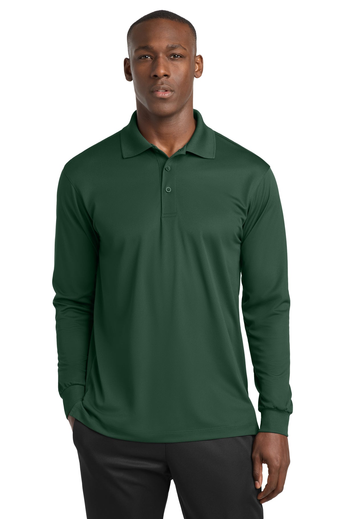 Sport-Tek® Long Sleeve Micropique Sport-Wick®Polo - EST657