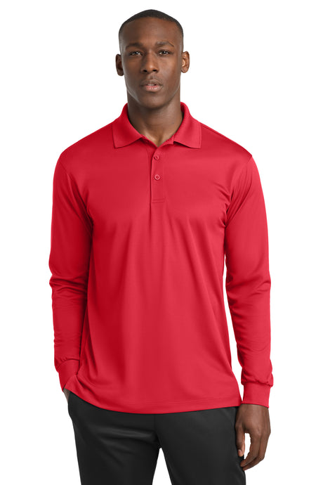 Sport-Tek® Long Sleeve Micropique Sport-Wick®Polo - EST657